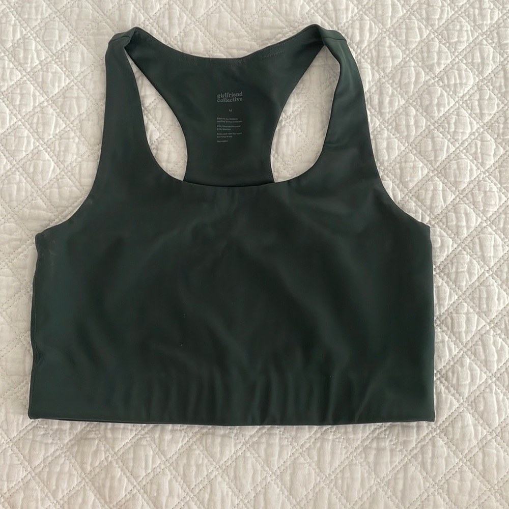 Girlfriend racer back crop top